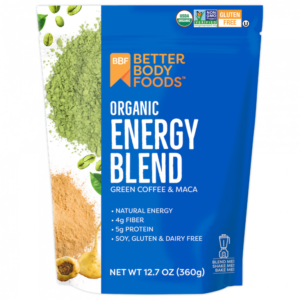 energy blend with coffee and maca